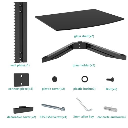 WALI Floating Entertainment Center Shelves Review Modern Design and Cable Management WALI Floating Entertainment Center Shelves Review Modern Design and Cable Management