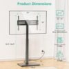 WALI Floor TV Stand Review with Power Outlet Swivel Adjustable for 32-75 Inch TVs WALI Floor TV Stand Review with Power Outlet Swivel Adjustable for 32-75 Inch TVs