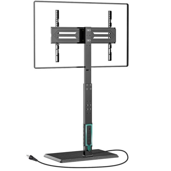 WALI Floor TV Stand with Power Outlet, Tall TV Stand Mount for 32-75 inch TV up to 110 lbs, Swivel and Height Adjustable TV Stands with Wood Base for Bedroom, Office(TVDVD-7P),... WALI Floor TV Stand with Power Outlet, Tall TV Stand Mount for 32-75 inch TV up to 110 lbs, Swivel and Height Adjustable TV Stands with Wood Base for Bedroom, Office(TVDVD-7P),...