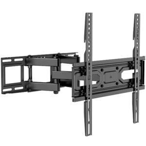WALI Full Motion TV Wall Mount for Most 32-70 inch Flat Curved TV, Swivel Extension Tilting Leveling TV Mount Bracket Max Mounting Holes 400x400mm, Holds up to 88 lbs & 12/16"... WALI Full Motion TV Wall Mount for Most 32-70 inch Flat Curved TV, Swivel Extension Tilting Leveling TV Mount Bracket Max Mounting Holes 400x400mm, Holds up to 88 lbs & 12/16"...