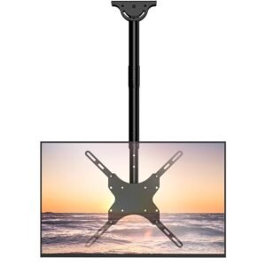 WALI TV Ceiling Mount Adjustable Bracket Fits Most LED, LCD, OLED and Plasma Flat Screen Display 26 to 65 Inch, up to 110 Lbs, Mounting Holes 400x400mm (CM2665), Black WALI TV Ceiling Mount Adjustable Bracket Fits Most LED, LCD, OLED and Plasma Flat Screen Display 26 to 65 Inch, up to 110 Lbs, Mounting Holes 400x400mm (CM2665), Black