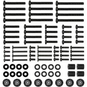 WALI Universal TV Mounting Hardware Kit Set Includes M4 M5 M6 M8 TV Screws and Spacer Fit Most TVs up to 80 inch (UVSP), Black WALI Universal TV Mounting Hardware Kit Set Includes M4 M5 M6 M8 TV Screws and Spacer Fit Most TVs up to 80 inch (UVSP), Black