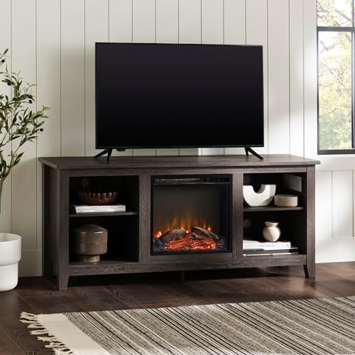 Walker Edison Fireplace TV Stand 58 Inch Review Best Rustic Media Console Walker Edison Fireplace TV Stand 58 Inch Review Best Rustic Media Console