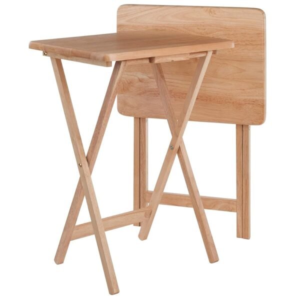 Winsome Alex 2-pc Set TV Table, Natural, 19.06 x 14.57 x 25.98" Winsome Alex 2-pc Set TV Table, Natural, 19.06 x 14.57 x 25.98"