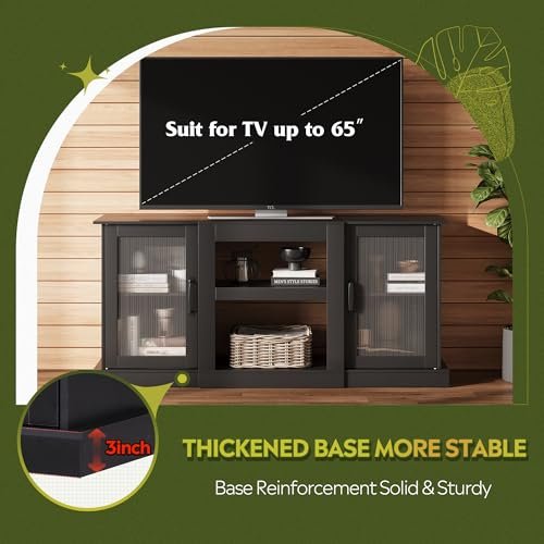 WLIVE Retro TV Stand 58 Inch Review Spacious Storage and Vintage Charm WLIVE Retro TV Stand 58 Inch Review Spacious Storage and Vintage Charm