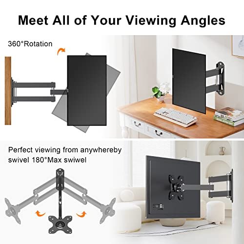 XINLEI TV Wall Mount Review Best Full Motion Bracket for 13 to 32 Inch TVs