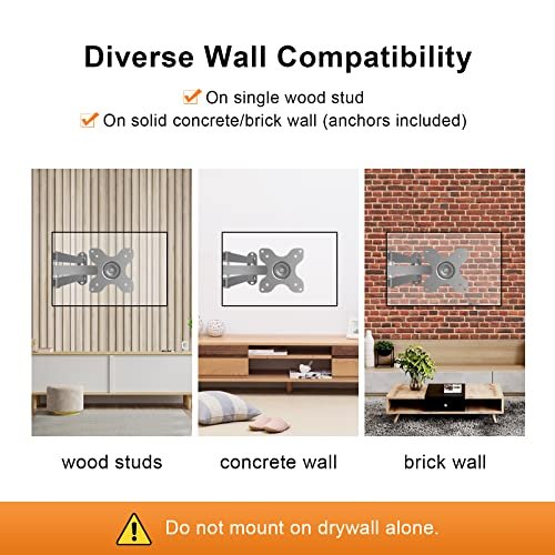 XINLEI TV Wall Mount Review Best Full Motion Bracket for 13 to 32 Inch TVs