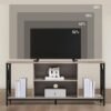 Yaheetech 55 Inch TV Stand Review Best Entertainment Center for Stability and Storage