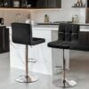 Yaheetech Bar Stools Set Review Modern Adjustable PU Leather Swivel Counter Stools Yaheetech Bar Stools Set Review Modern Adjustable PU Leather Swivel Counter Stools