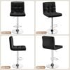 Yaheetech Bar Stools Set Review Modern Adjustable PU Leather Swivel Counter Stools Yaheetech Bar Stools Set Review Modern Adjustable PU Leather Swivel Counter Stools
